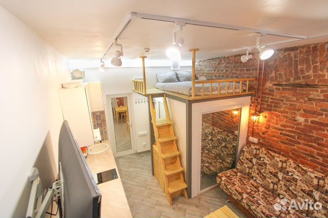 

Квартира-студия, 17 м², 2 кровати
