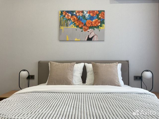 

1-к. квартира, 42 м², 2 кровати
