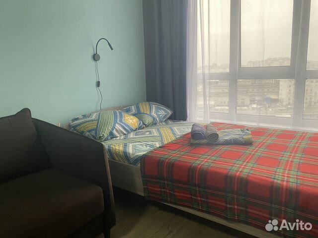 

Квартира-студия, 27 м², 2 кровати