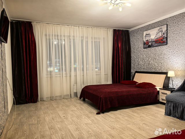 

1-к. квартира, 52 м², 3 кровати