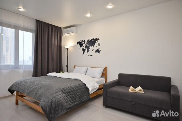 

1-к. квартира, 39 м², 1 кровать