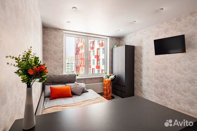 

Квартира-студия, 30 м², 1 кровать