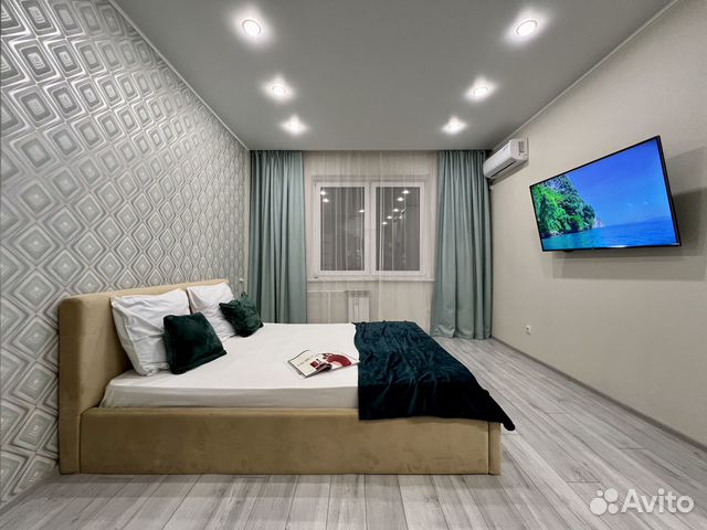

1-к. квартира, 44 м², 2 кровати