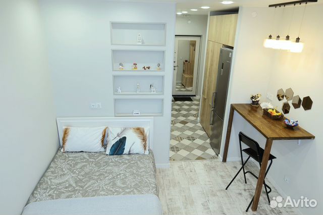 

Квартира-студия, 28 м², 2 кровати