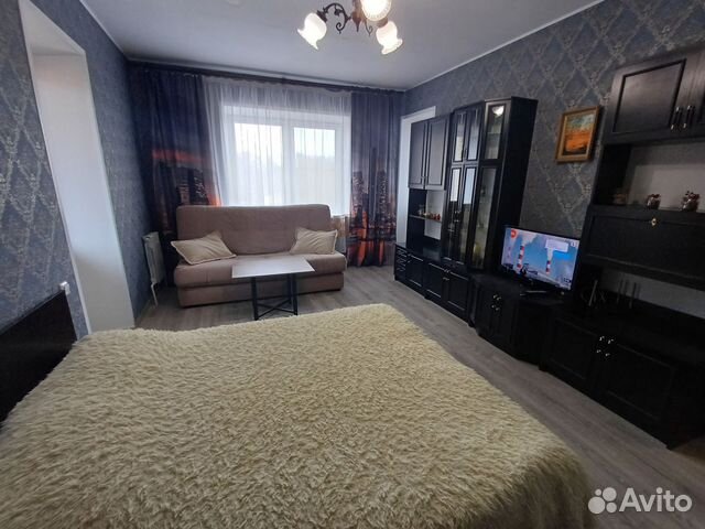 

1-к. квартира, 42 м², 3 кровати