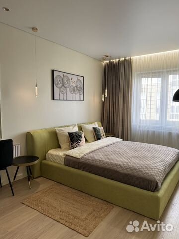 

1-к. квартира, 38 м², 2 кровати