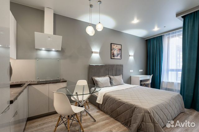 

Квартира-студия, 33 м², 1 кровать
