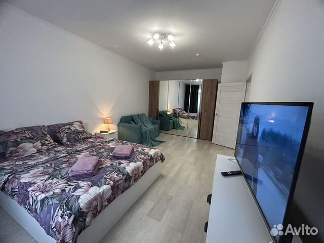 

1-к. квартира, 42 м², 2 кровати