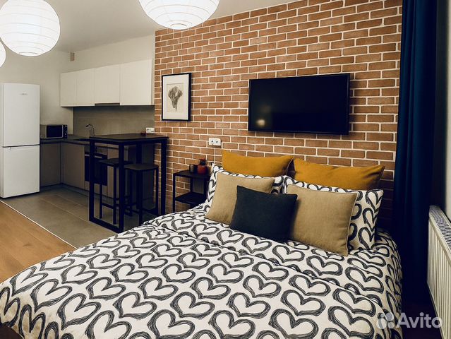 

1-к. квартира, 30 м², 2 кровати