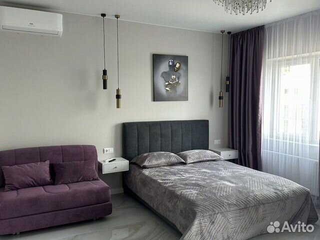 

Квартира-студия, 35 м², 2 кровати
