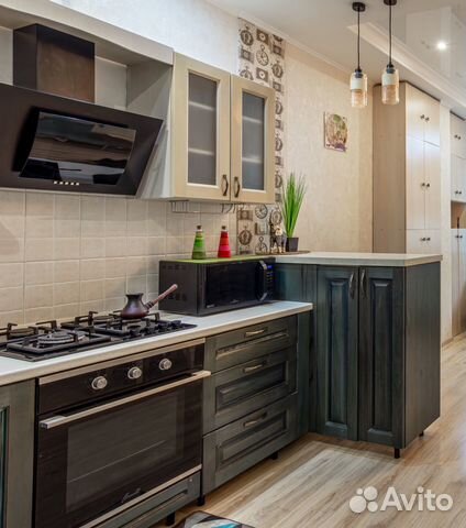 

1-к. квартира, 52 м², 3 кровати