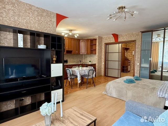 

1-к. квартира, 40 м², 2 кровати