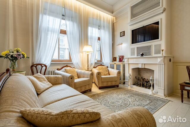 

1-к. квартира, 80 м², 2 кровати