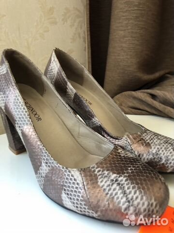 Туфли из натуральной кожи питона Туфли из натуральной кожи питона