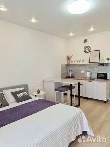 

Квартира-студия, 30 м², 2 кровати