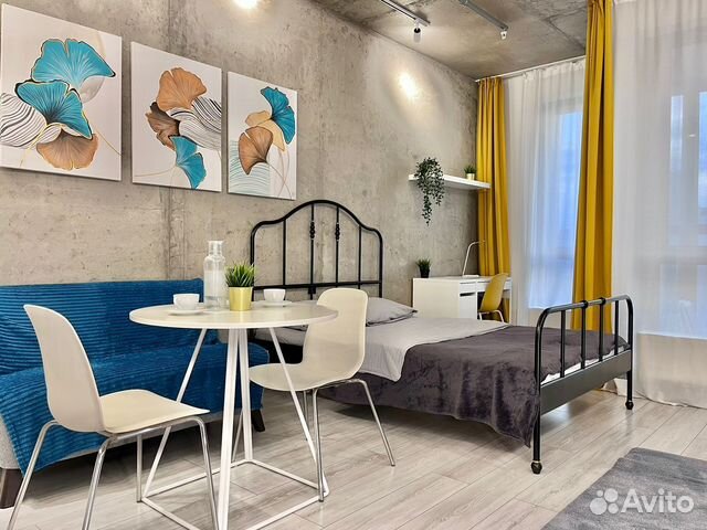 

Квартира-студия, 33 м², 1 кровать