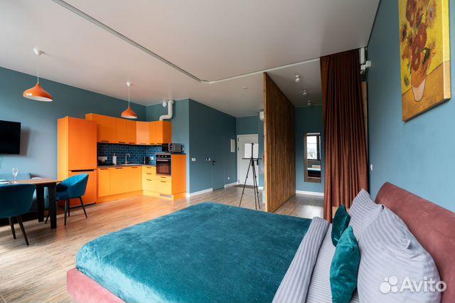 

1-к. квартира, 43 м², 1 кровать