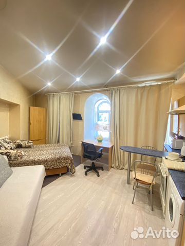 

Квартира-студия, 25 м², 2 кровати