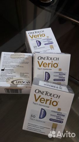 Тест полоски one touch Verio