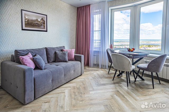 

1-к. квартира, 46 м², 3 кровати