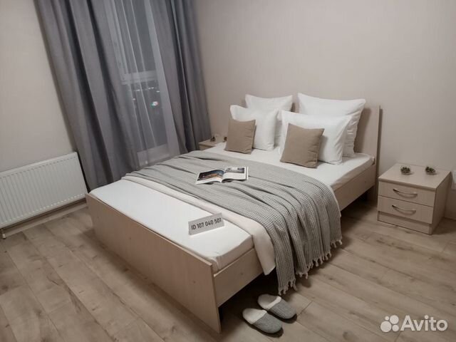 

1-к. квартира, 48 м², 2 кровати