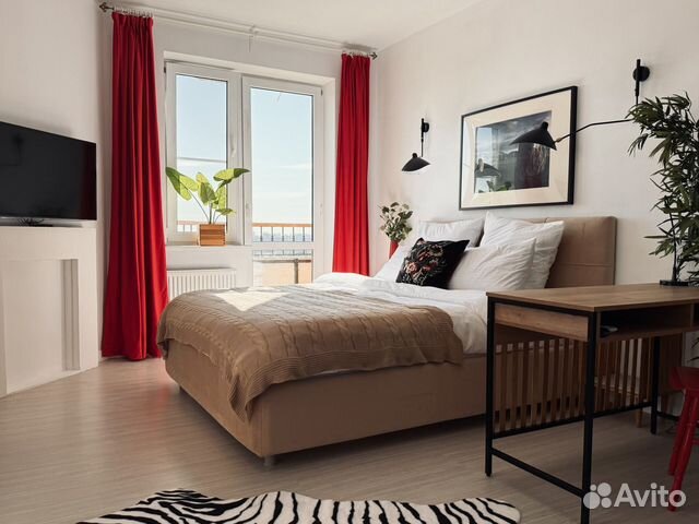 

1-к. квартира, 45 м², 2 кровати
