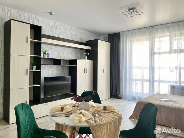 

1-к. квартира, 32 м², 2 кровати