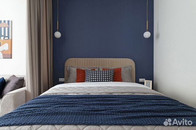 

1-к. квартира, 43 м², 2 кровати