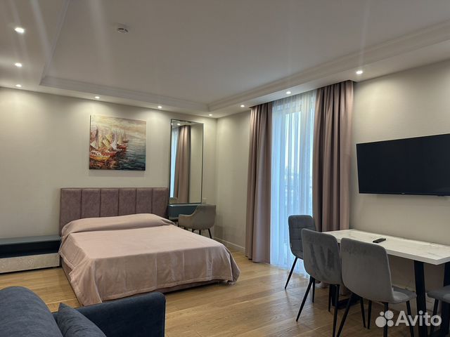 

Квартира-студия, 37 м², 2 кровати