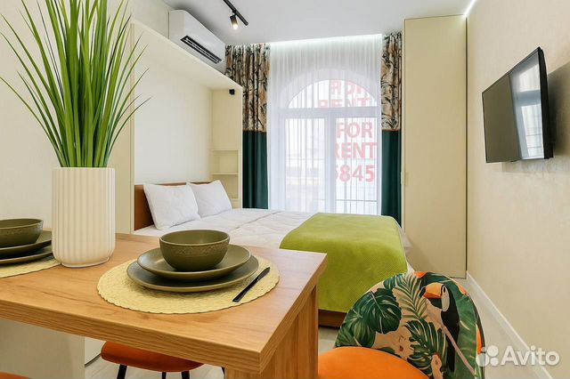 

Квартира-студия, 22 м², 2 кровати