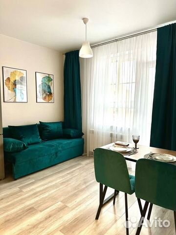 

1-к. квартира, 38 м², 2 кровати