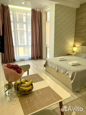 

Квартира-студия, 30 м², 1 кровать