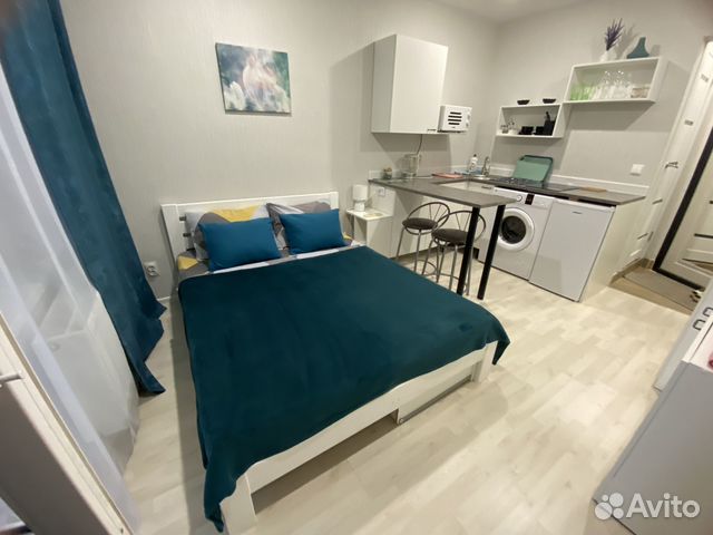 

Квартира-студия, 18 м², 2 кровати