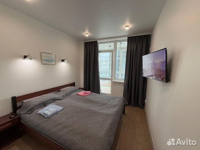 

1-к. квартира, 42 м², 2 кровати