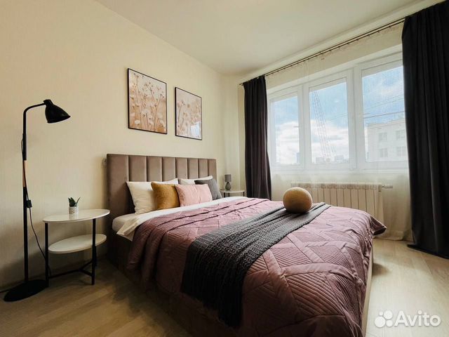 

1-к. квартира, 40 м², 2 кровати