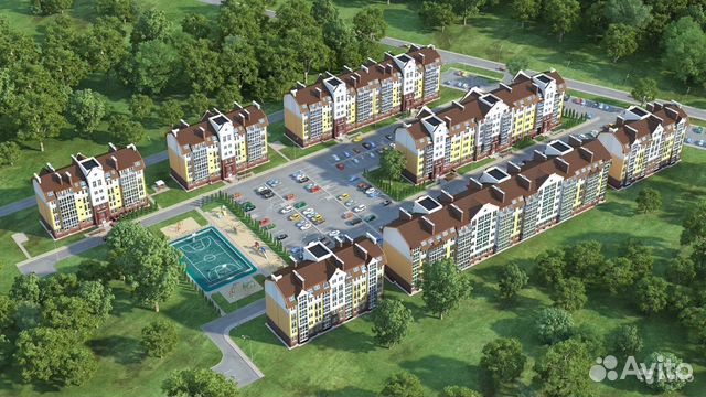 1-к квартира, 37.3 м², 4/6 эт.