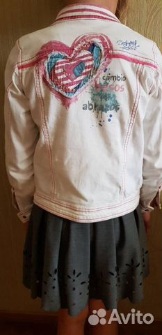 Джинсовая куртка для девочки desigual Джинсовая куртка для девочки desigual