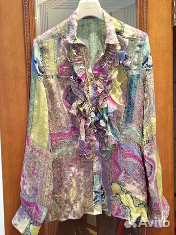 Шелковая блуза etro оригинал Шелковая блуза etro оригинал