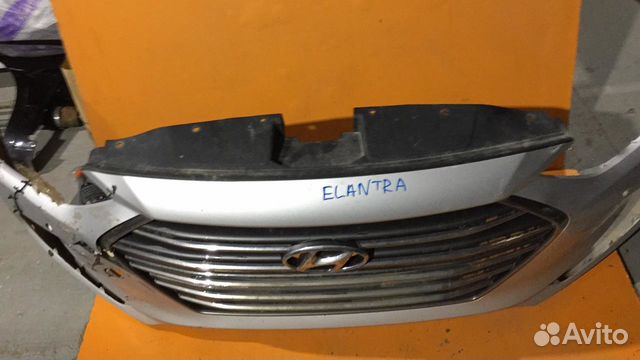 Бампер передний на Hyundai Elantra