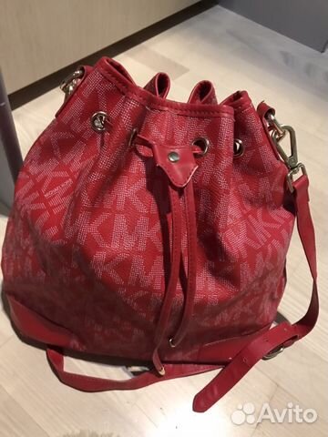 Сумка Michael Kors MK красная