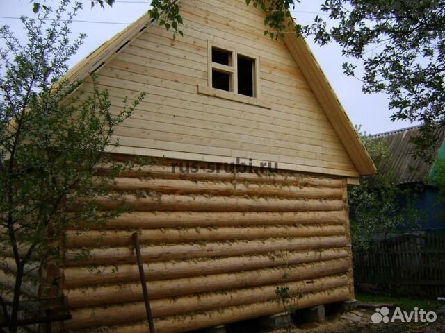 Сруб бани 6х4+ 2