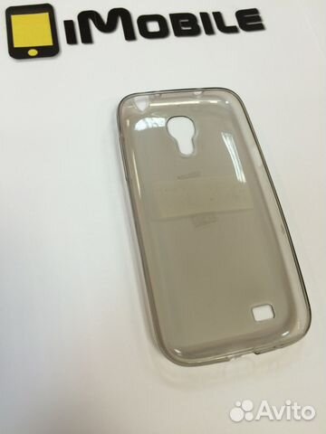 Чехол накладка Samsung S4 Mini Силикон Черный и др