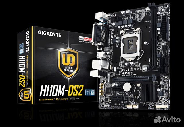 Материнская плата Gigabyte GA-H110M-DS2 (s1151, 2x