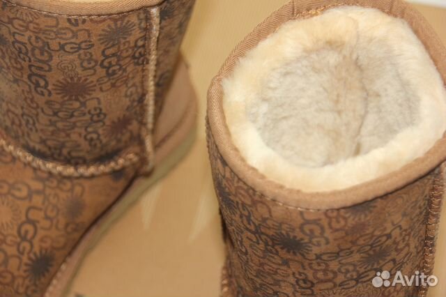 Угги UGG Australia рыжие с логотипами новые редкие Угги UGG Australia рыжие с логотипами новые редкие