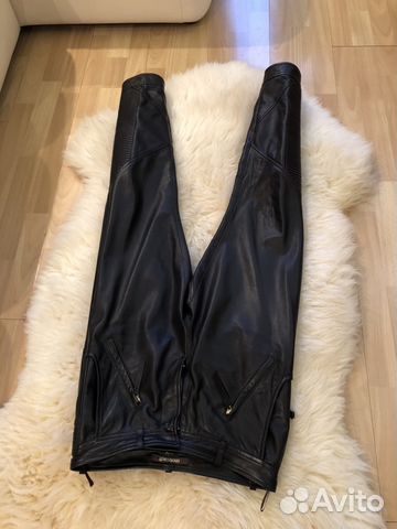 Кожаные брюки Roberto Cavalli