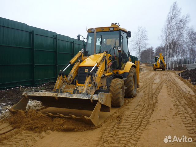 Услуги экскаватора погрузчика Услуги экскаватора погрузчика