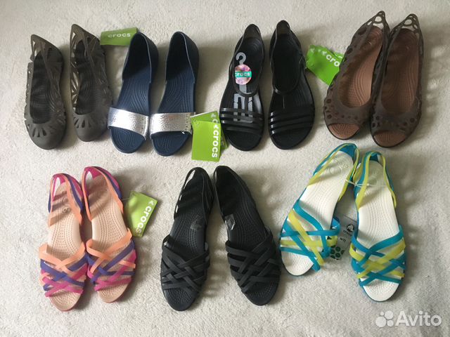 Туфли балетки Crocs разные модели w11 - 41 42 43 р