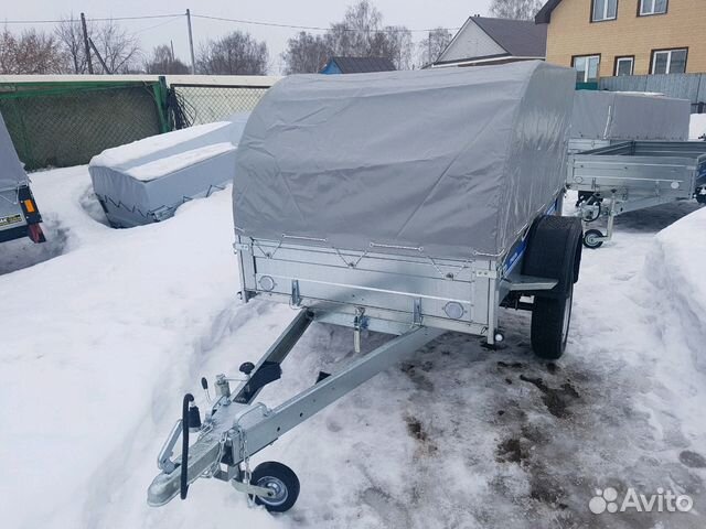 Прицеп Tavials Premium 2.02х1.23 тент 1000мм скос Прицеп Tavials Premium 2.02х1.23 тент 1000мм скос