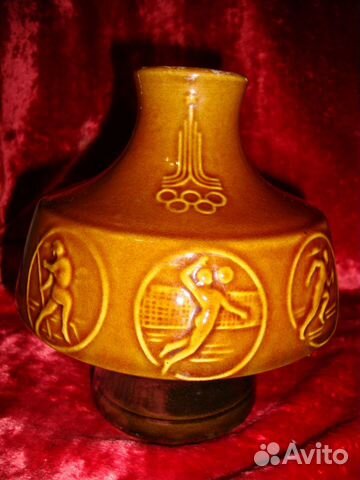 Ваза олимпиада-80 москва СССР керамика спорт