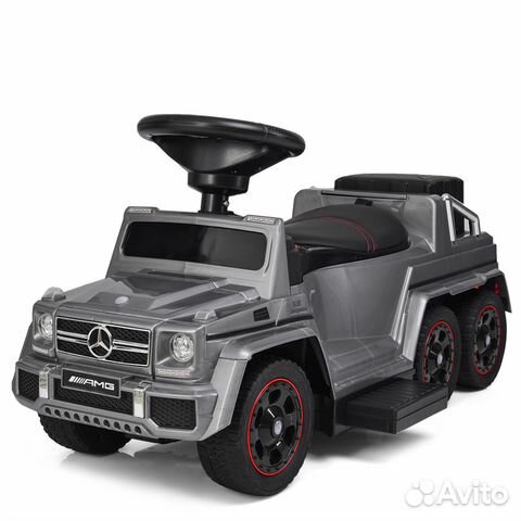 Детская машинка-каталка Mercedes-Benz 6 колес Детская машинка-каталка Mercedes-Benz 6 колес